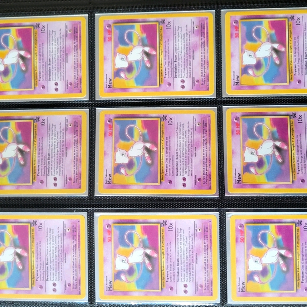 Lot of 9 Mew Promos